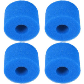 cyclingcolors 4X Filtre Mousse Ø10,8x7,3 cm 40PPI Compatible avec Intex Purespa S1 Spa Piscine Filtration Nettoyage