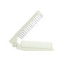 PLIC BEAUTY- Peigne Brosse à Cheveux Pliable - Compact et Pratique - Idéal pour le Voyage - Couleur Vert Pastel - Design Ergonom