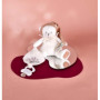 DOUDOU ET COMPAGNIE - Ours Rose Pantin Attache-Sucette Édition 25 Ans – Doudou Peluche Bébé Ultra Doux avec Boîte Cadeau pour Of