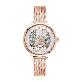 Pierre Lannier Femme Analogique Automatique Montre avec Bracelet en Acier Inoxydable Massif 313B928