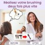 Brosse Soufflante Chauffante One Step pour Cheveux – Sèche, Lisse & Donne du Volume – Hair Dryer Styler avec Technologie Ionique