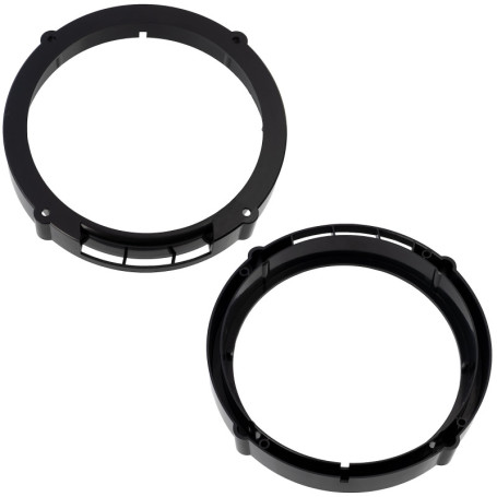 AERZETIX - C11637 - Lot de 2 Adaptateurs/supports pour haut-parleurs de voiture Ø165 mm - côté de montage portières - compatible