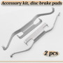 AERZETIX - C71096 - Kit d'accessoires, plaquette de frein à disque - compatible avec numéros OE 77363589, 7D0 615 295, 7D0 615 2