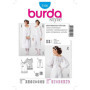 Burda B7156 Patron de Couture Linge Historique 19 x 13 cm, 36-50, Non coloré