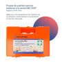 First Aid Only Trousse de premiers secours DIN 13157 avec support mural | Conforme à la norme DIN 13157:2021 | Poignée de transp