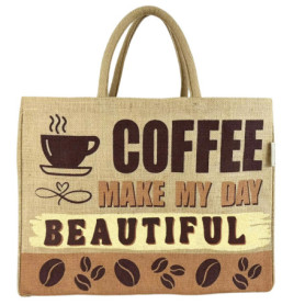 Domelo Grand sac à provisions en toile de jute - Sac de plage XXL - Sac de travail pour femme - Sac de plage pliable - Grand sac