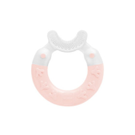 MAM Bite & Brush Jouet de dentition pour bébé Apaise les gencives Soutient les Soins Dentaires avec Poils Extra Doux à partir de