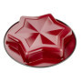 Zenker Moule en Forme d'étoile Rouge/Noir Ø 25/27,5 x 4,5 cm