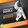 GRÜNTEK Coupe-branches Ébrancheur 76cm. Cisaille d’élagage à enclume et démultiplicateur de force. Sécateur de Jardin Puissant e