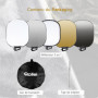 Rollei Réflecteur 5 en 1 Pliable 60 x 75 cm Diffuseur Lumiere Photo Léger et Compact 600 g pour Studio et Éclairage Extérieur av