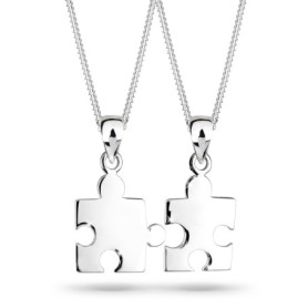 Elli Collier Femme Partenaires Pièces de Puzzle en Argent Sterling 925