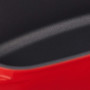 Relaxdays Rôtissoire couvercle, revêtement anthracite,forme de casserole,fonte aluminium rouge et verre, pour oies