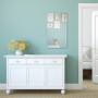 relaxdays Miroir sans Cadre, Glace Murale 40x60 cm, Format Portrait et Paysage, facettes pour Salle de Bain, Clair