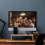 Relaxdays Support de Moniteur, Bambou, rehausseur écran, 3 Compartiments, Porte-Ordinateur, HLP : 10,5x41x28 cm, Nature