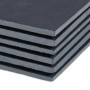 Relaxdays Plat de service, lot 6, pour servir votre fromage et desserts, à personnaliser, 30x10 cm, anthracite