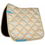 HKM Colour Breeze Tapis de selle de dressage Milky/orange poney