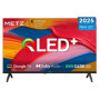 Metz QLED TV 32 Pouces (80 cm) Smart LED Television Google Tele HDR 10 Dolby Audio Bluetooth 5,1 EyeCare Tuner DVB-T/-T2/-C/-S/-