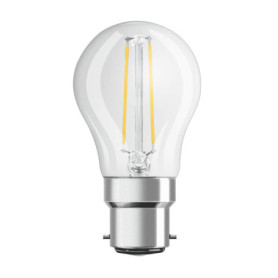 OSRAM Ampoule LED | Culot: B22d | Blanc chaud | 2700 K | 4 W | équivalent à 40 W | LED Retrofit CLASSIC P, Clair