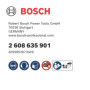 Bosch 10x Fer pour rabot PRO (pour Panneaux plastifiés, Bois dur, 56 x 5,5 x 1,1 mm, Professional Accessoire Rabot, Rabot sans f