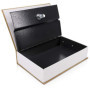 Navaris Livre Coffre-Fort - Boîte Cachette Imitation Livre 24 x 16 x 5 cm pour Bijoux Passport et Objets de Valeur - Avec 2x Clé
