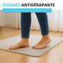 WIETRE Lot de 4 patins antidérapants pour tapis - Antidérapants, lavables, réutilisables - Sans résidus - Découpables - Tapis an