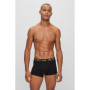 BOSS Hommes Trunk&Sock Gift Chaussettes et Boxer Court en Coton Stretch avec détails Brillants
