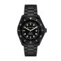 Michael Kors - Montre Maritime à trois aiguilles en acier inoxydable noir, pour homme, MK9181