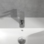 Villeroy & Boch Robinetterie pour lavabo Villeroy & Boch O.novo, robinet de salle de bains avec tirette et cartouche céramique, 