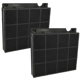 vhbw 2x Filtres à charbon actif compatible avec Electrolux EFC90400W, EFC90462OX, EFC90464OX, EFC90465OK, EFC90465OW, EFC90465OX