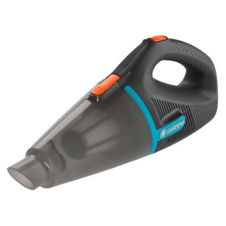 Gardena aspirateur à main d’extérieur EasyClean Li : aspirateur sur batterie pour particules humides et sèches, batterie, forte 