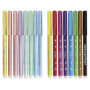 Eberhard Faber 551016 - Set de feutres pailletés, 16 crayons de couleurs basiques et pastels
