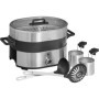 WMF 0415540011 Hot Pot & Steamer, Noir, Cromargan