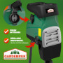 Gardebruk® Broyeur végétaux et Branches 3100 W Silencieux Branches Max. 44mm 2X bac 60L déchiqueteuse Branches broyeur électriqu