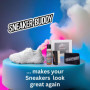 Sneaker Buddy - Kit de nettoyage pour chaussures - Entretien pour tous les matériaux - Nettoie les chaussures de golf blanches a