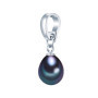 Valero Pearls Pendentif pour Femme en 925/- Argent sterling Perle de culture d'eau douce env. 8,0-9,0 mm