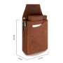 Leabags Portefeuille de Serveur en Cuir véritable avec Compartiment à Monnaie | Porte-Monnaie de Serveur avec Support de Ceintur