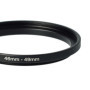 vhbw Bague d'adaptation de Filtre Step-Up de 46 mm vers 49 mm pour Objectif d'appareil Photo - Adaptateur, métal, Noir