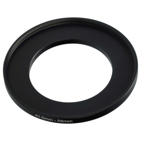 vhbw Bague d'adaptation de Filtre Step-Up de 40,5 mm vers 58 mm pour Objectif d'appareil Photo - Adaptateur, métal, Noir