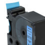 vhbw Ruban compatible avec Dymo LabelManager 400, 450D, 450, 500TS, 500, 300 imprimante d'étiquettes 7m x 24mm Noir sur Bleu