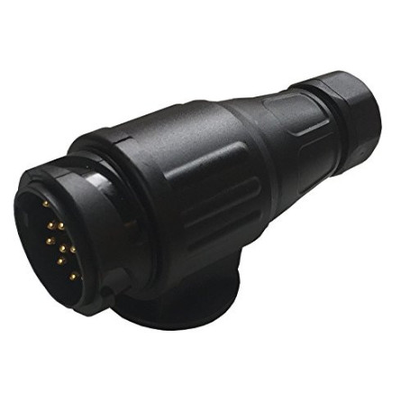 Lissek Prise mâle 13 broches pour remorque à prise 13 broches
