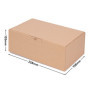 verpacking 500 boîtes pliantes 25 x 15 x 10 cm brun (dimensions extérieures 25,8 x 15,8 x 10,5 cm) WP 30 carton d'expédition car