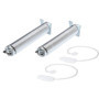 Kenekos - 2X Ressort de Porte avec câble Kit de réparation Compatible avec Lave-Vaisselle Bosch Siemens Viva, Neff, Constructa, 
