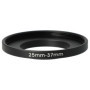vhbw Bague d'adaptation de Filtre Step-Up de 25 mm vers 37 mm pour Objectif d'appareil Photo - Adaptateur, métal, Noir