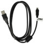 vhbw Câble de données USB compatible avec Olympus Stylus Tough TG-870, TG-4 appareil photo, 150 cm