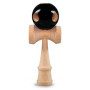 Ganzoo Kendama en Bois de hêtre véritable, Model Beginner Black, Japonais Jeu d'adresse