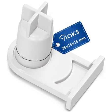 VIOKS Charnière de porte de rechange pour réfrigérateur / congélateur - Compatible avec Bosch 00169301, Miele 5384490 - Montage 