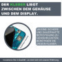 IS-TECK Lot de 2 autocollants de rechange pour iPhone 8 SE 2020 2022 - Pour écran et boîtier - Joint d'étanchéité LCD - Noir