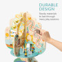 Navaris Jeu Enfant Bois - Jouet éveil bébé Enfant de Plus de 18 Mois en Forme d'arbre - Jeu d'activité Circuit motricité boulier