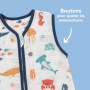 Slumbersac gigoteuse à pieds été pour enfant 0.5 Tog 90 cm en mousseline de bambou, douce et légère, Animaux marins | Turbulette