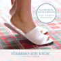 Carenesse 4 paires de chaussons d'hôtel ouverts taille 43-44 I Chaussons jetables pratiques en éponge 100% coton I Chaussures in